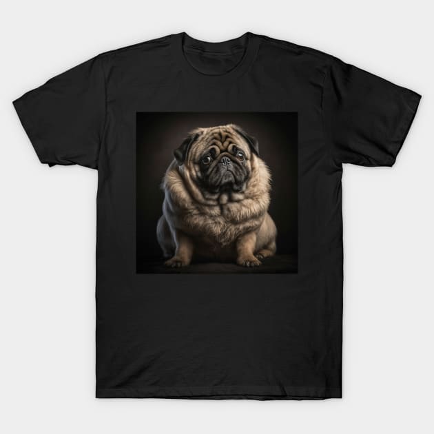 Chunky Pug T-Shirt by yewjin